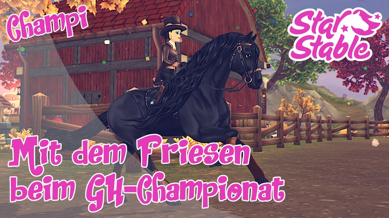 Star Stable [SSO] Mit dem neuen Friesen beim Golden Hills Champi