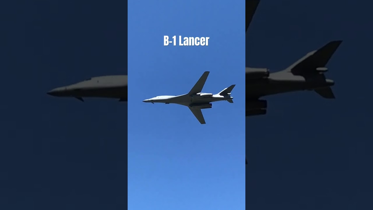 B1 Bomber Fly By! #B1 #B1 Bomber #B1 Lancer #Bone