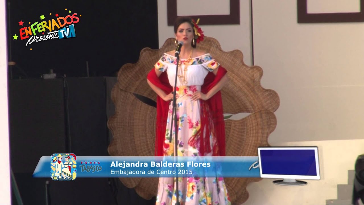 Centro 2015, Alejandra Balderas Flores, Imposición de bandas y discurso