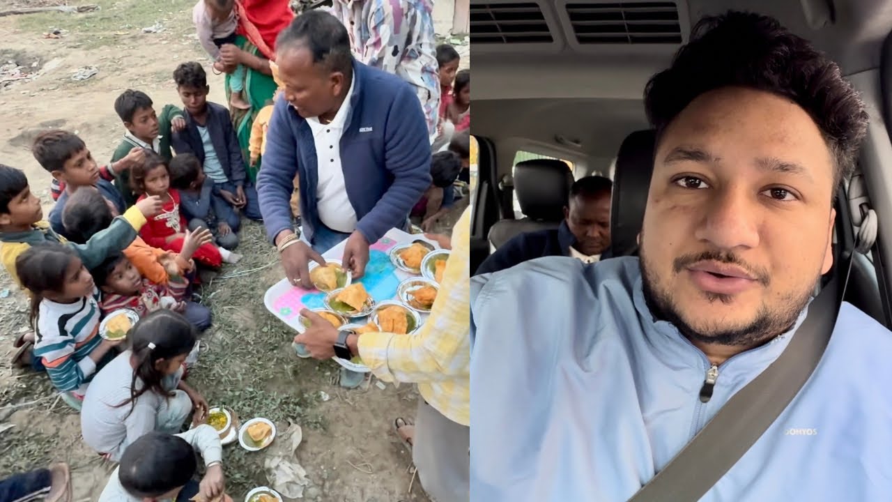 Food Treat For Kids At Slum  🙏🏻❤️