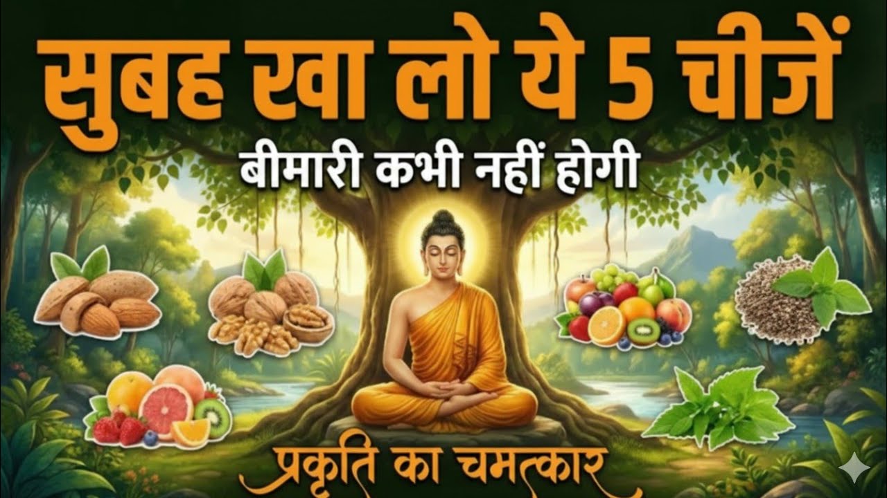 रात में भिगोकर सुबह खा ली ये 5 चीजें तो जिंदगी भर बीमारी पास भी नहीं आएंगी | Ayurvedic Story