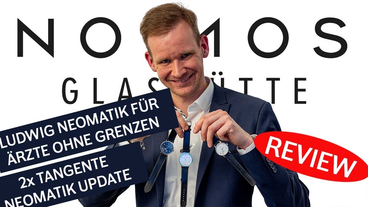 Nomos Review, 2x Tangente und 1x Ludwig Neomatik für Ärzte ohne Grenzen