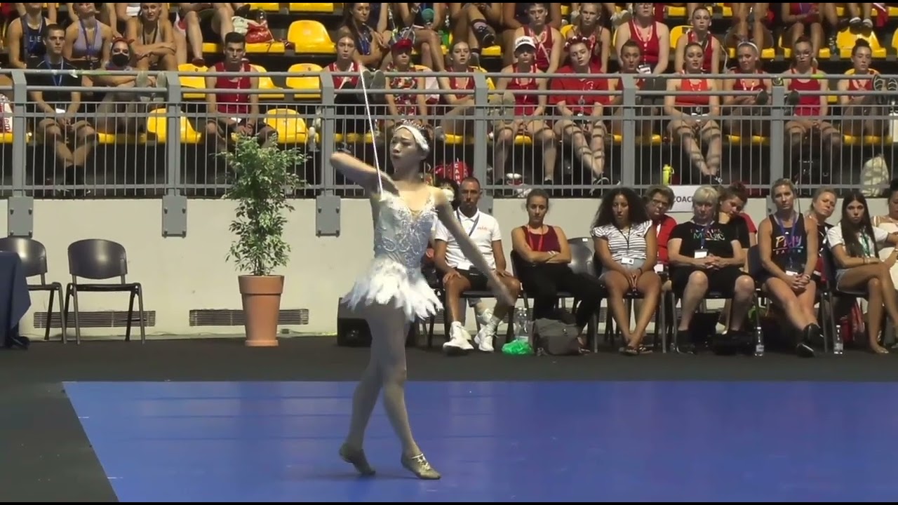 Konatsu Inakuma (JPN) Senior Women Semifinal World Baton Twirling Championship Turin 2022