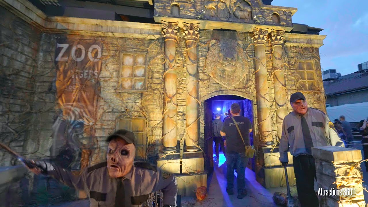 NEW! The ZOO Haunted House & CREEPY Flashlight Walkthrough Experience | Knott&rsquo;s Scary Farm 2025