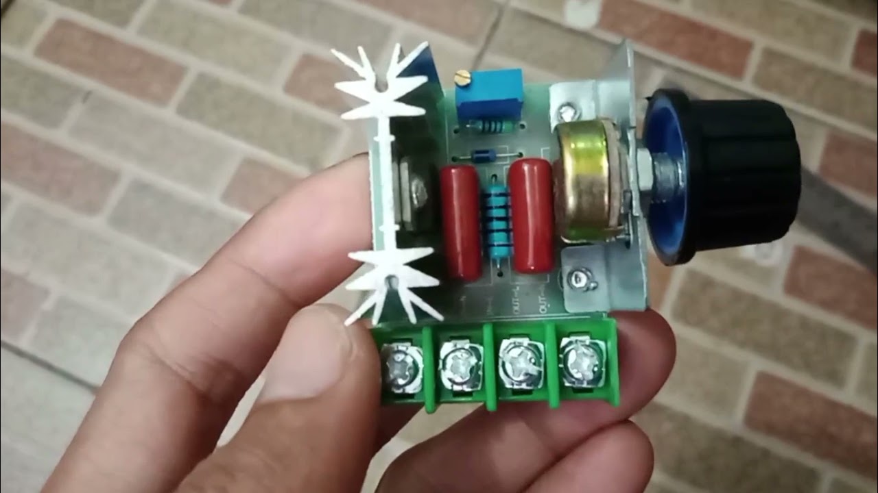 dimmer pengatur kecepatan dinamo mesin arum manis