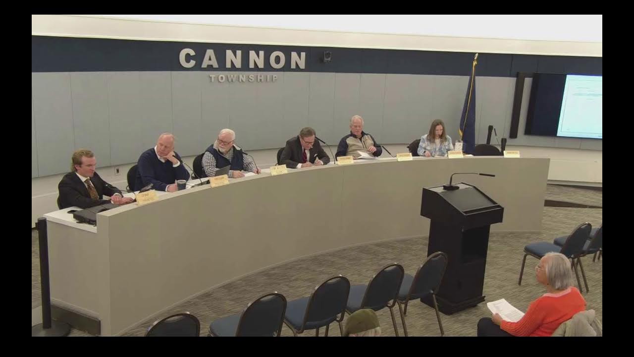 Cannon Township Meeting 02-09-2025