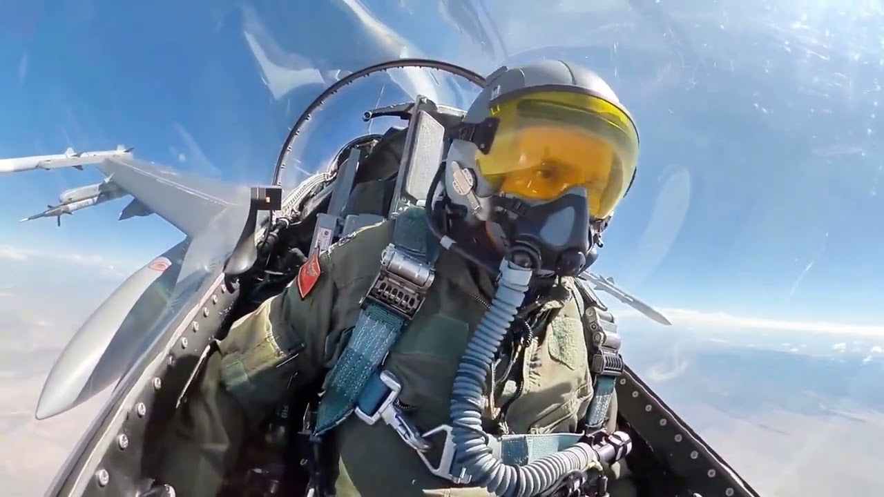 COCKPIT VIEW: Fighter Pilot's Eye | Ultimate F-16 Flying Compilation 2024 🛩️