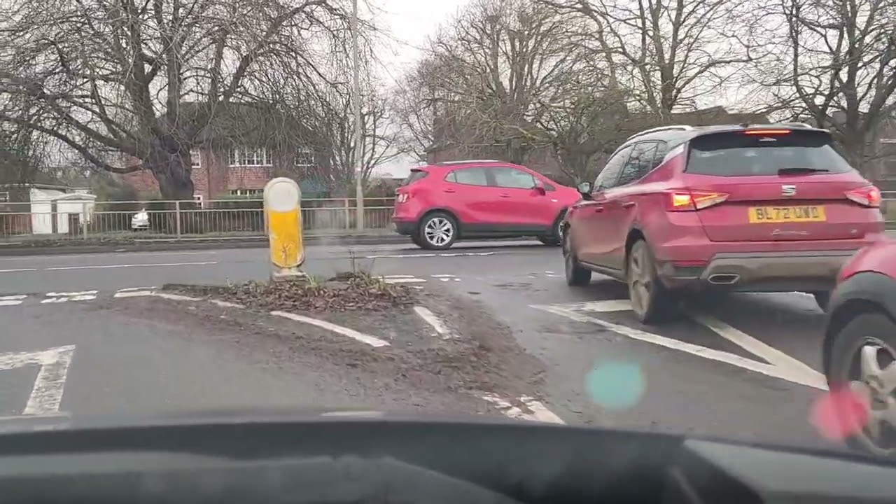 Banbury test route No 1  UK # Spiral Roundabout #Learn and  practice with me    