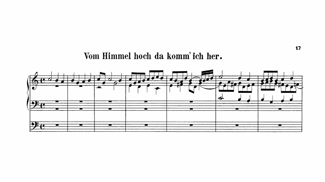 J. S. Bach - Vom Himmel hoch, da komm' ich her | BWV 700 (Hauptwerk - Obervellach)