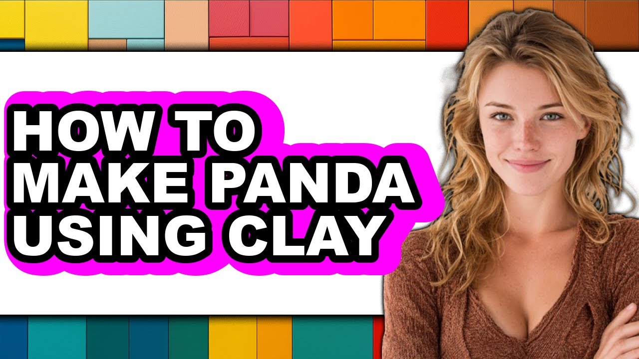 How to Make Panda Using Clay (updated)