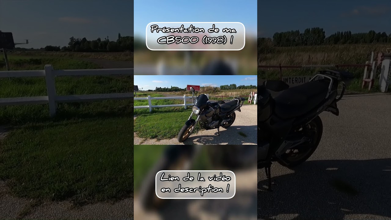 Présentation de ma CB500 (1998) ➡️ Lien en description ! 