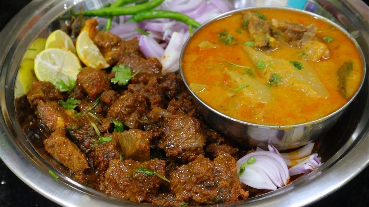 Kaddu Ka Dalcha & Mutton Fry