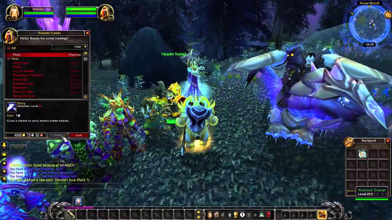 Reviewing Anarchy WoW (World of Warcraft Custom Server)