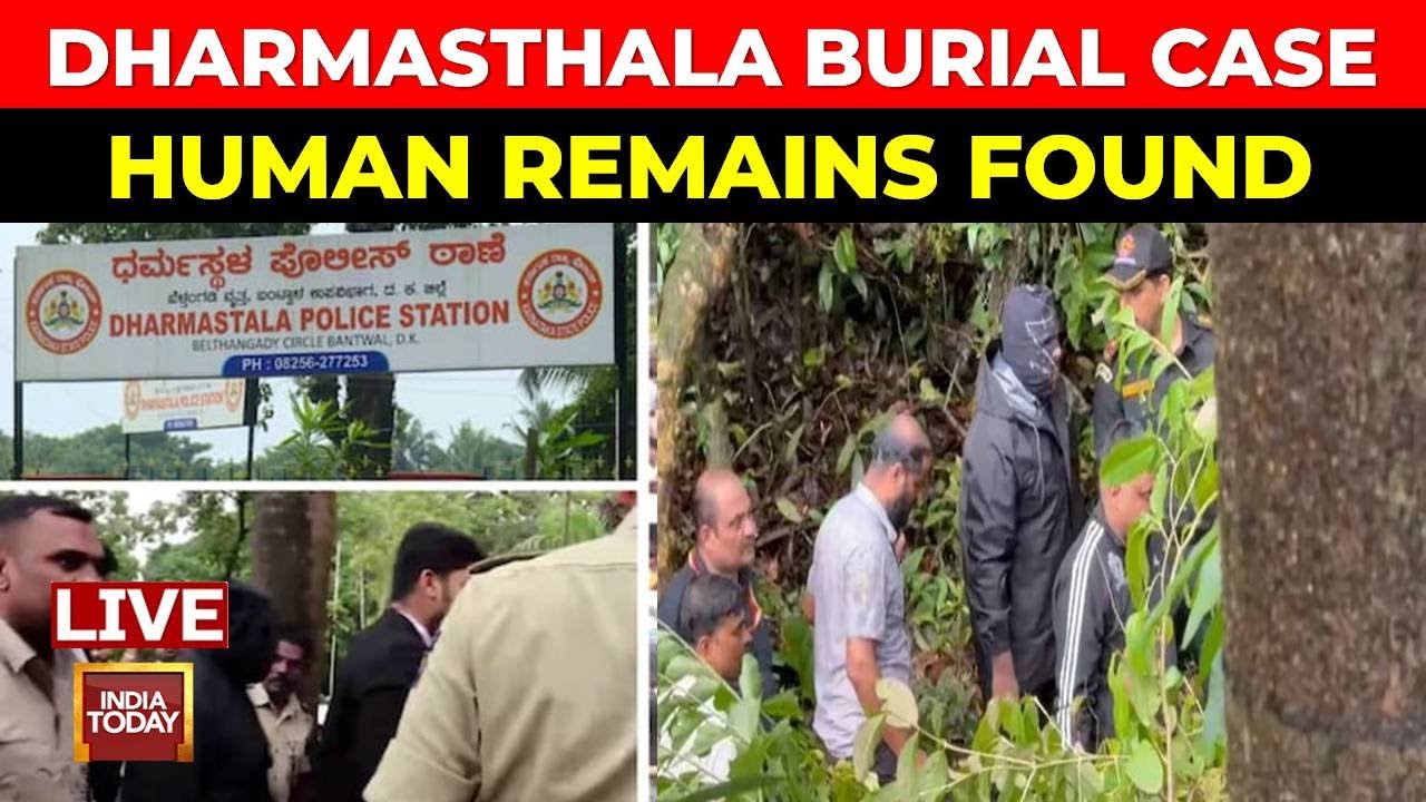 Dharmasthala Case LIVE Investigation: Partial Skeletal Remains Found At 6th Site, With Evidence