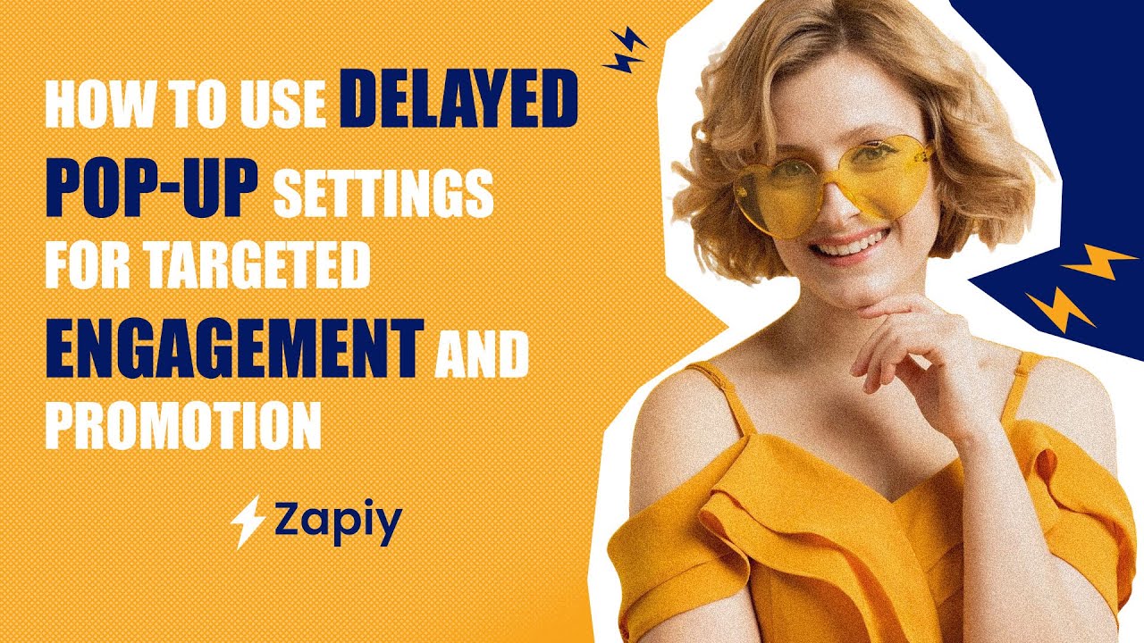 How to Use Delayed Pop-Up Settings for Targeted Engagement and Promotion