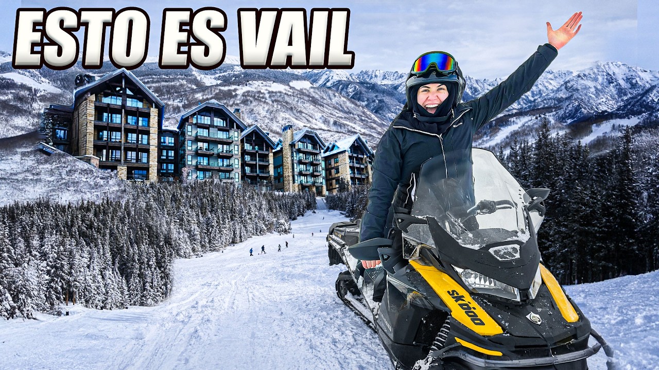 ¿Cuánto cuesta visitar VAIL COLORADO? Motos de nieve y recorrido por el pueblo