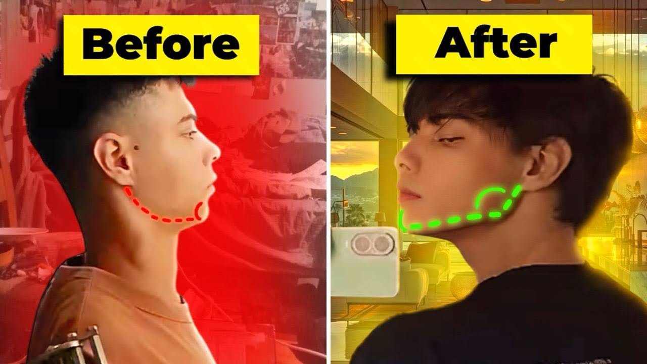 how to fix your saggy chin #chin 