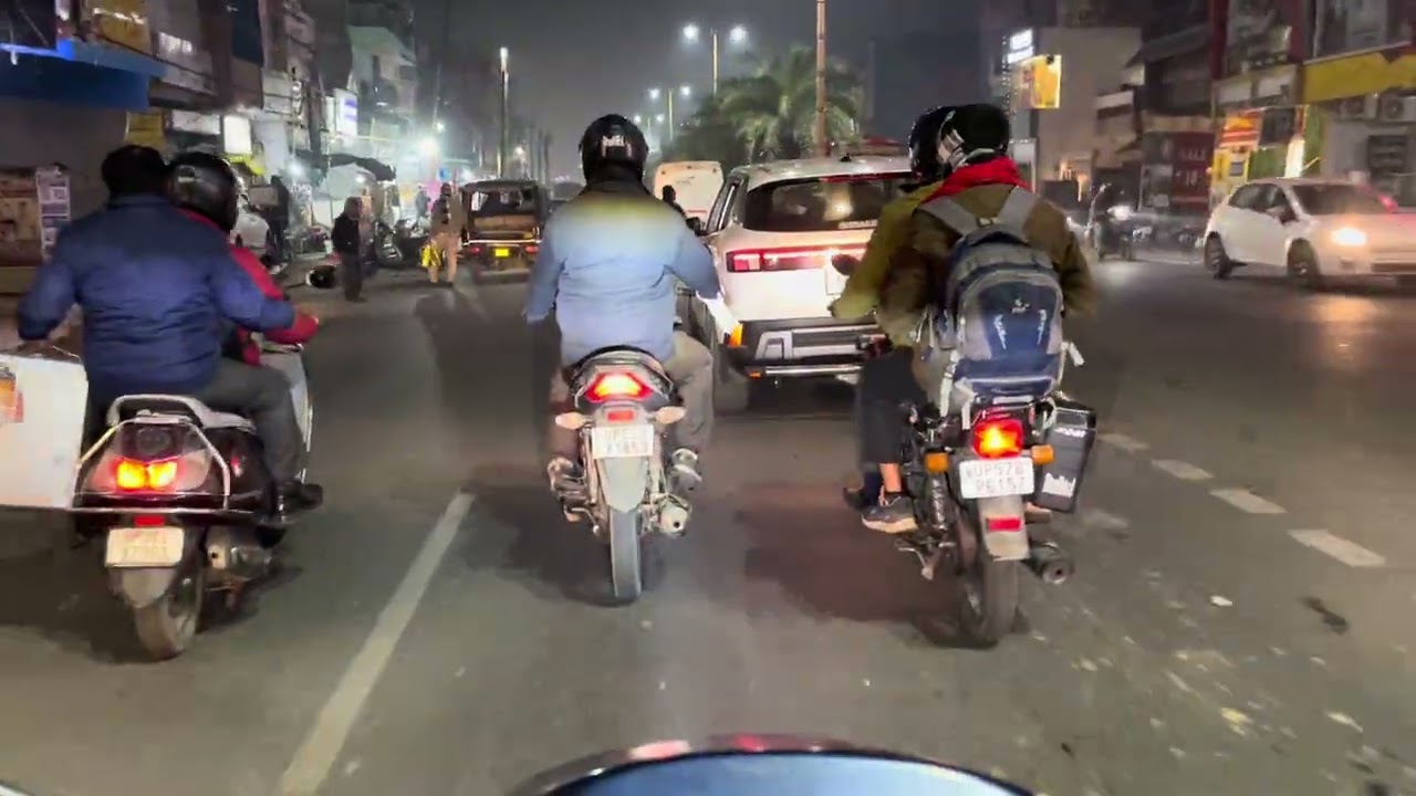 Gorakhpur junction night road vlog 25 December 2025