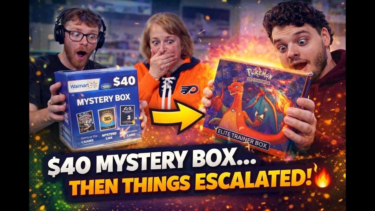 Первая прямая трансляция Mystery Box 🎁 Бейсбольные карточки, покемоны и сюрпризы