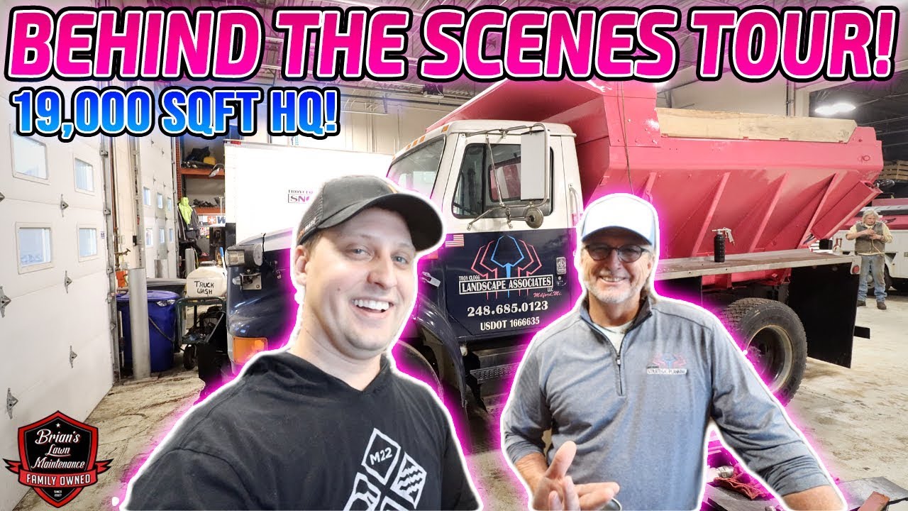 Touring A MULTI-MILLION DOLLAR Landscaping Company's HQ! ► Troy Clogg Landscape Associates