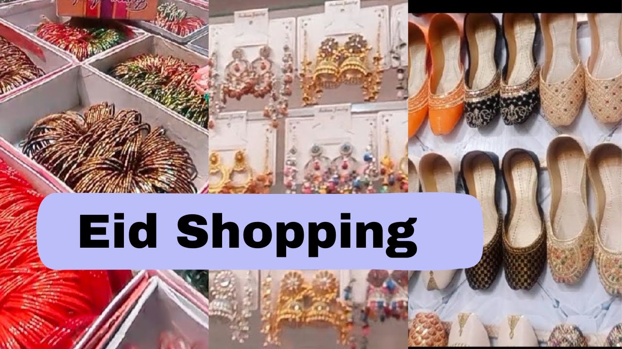 Eid Jewellery Shopping | Eid Shopping vlogs | #eidshopping2023 #jewellery #shoes #bangles