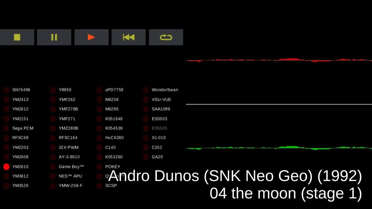 Andro Dunos (SNK Neo Geo) - track 04 the moon (stage 1)