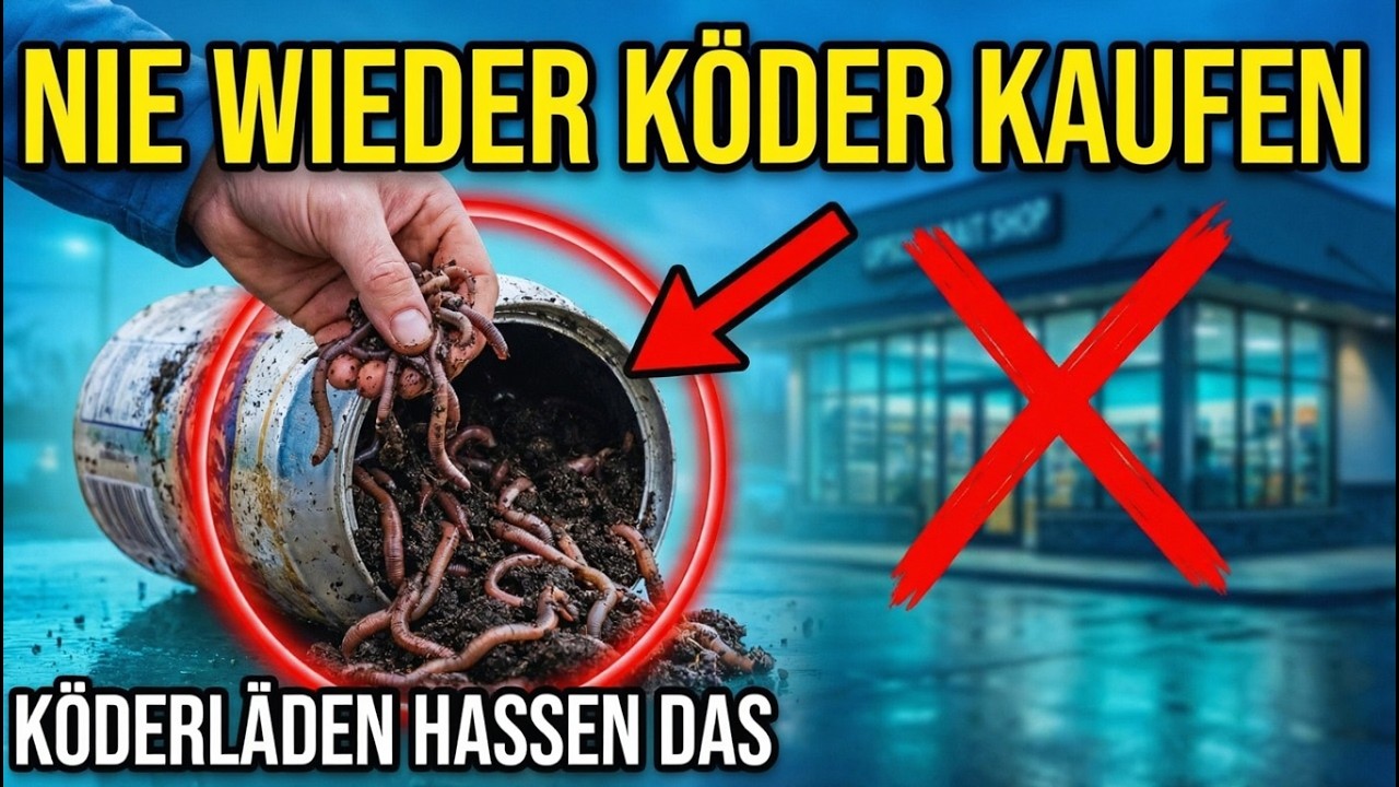 Eine Bierdose = Unendlich viele Würmer: Der kostenlose Köder-Trick, den Profis verheimlichen