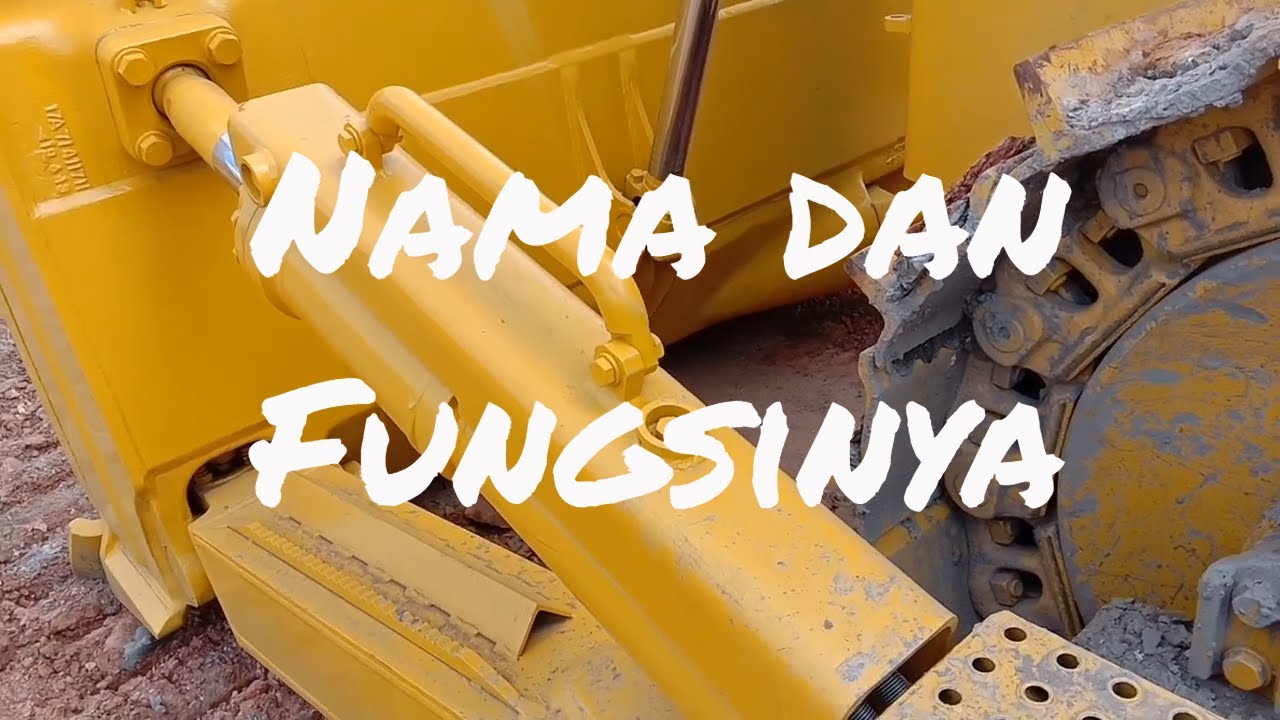 Bulldozer dan komponen dozer bagian Attachment