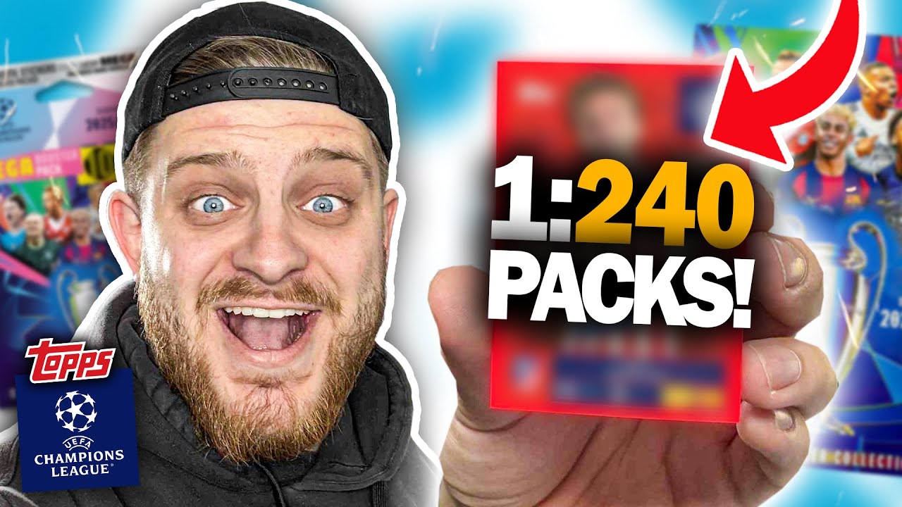 I OPENED *NEW* Topps CHAMPIONS LEAGUE 2025/26 STICKERS! (RARE Parallel PULLED!)