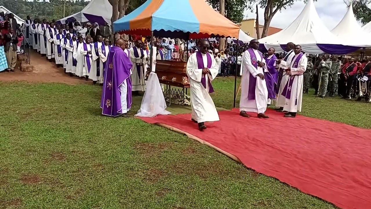 Burial rites of a Catholic priest