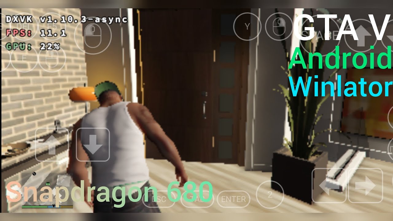 GTA V  [54,6 GB Version] {Container Crash} (Winlator 7.1.5 glibc, Snapdragon 680, 4 GB Ram)