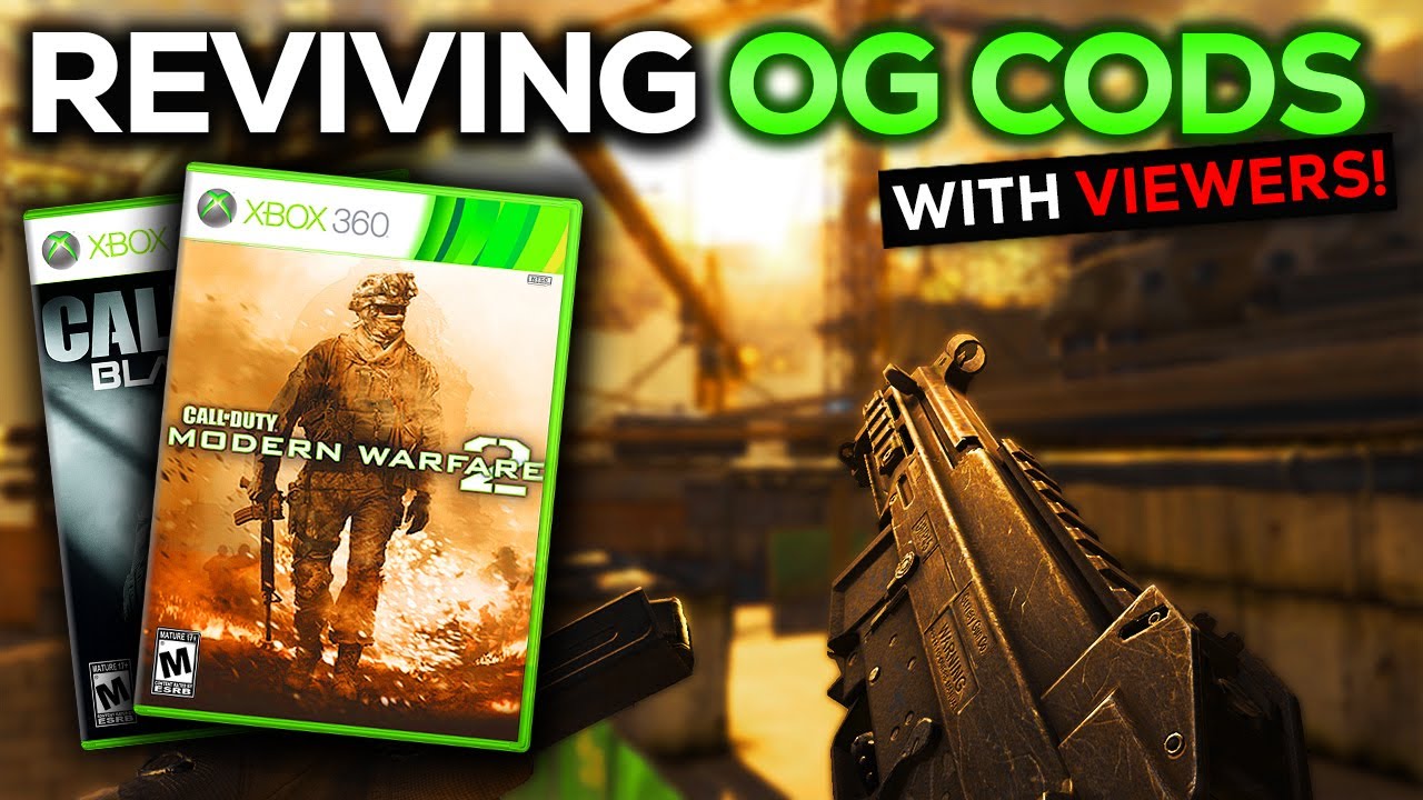 Reviving Old Call of Duty Games with Viewers! (Xbox 360 LIVE)