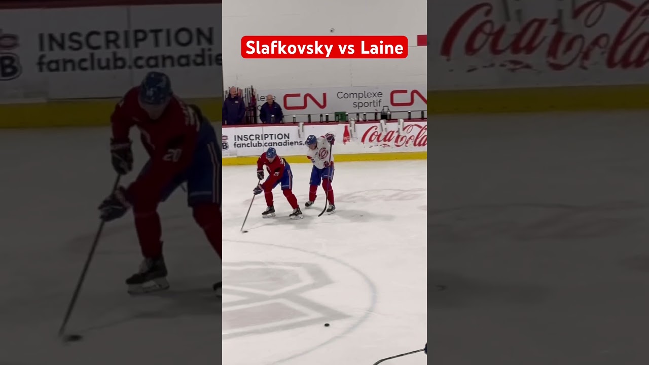 Slafkovsky vs Laine 💪