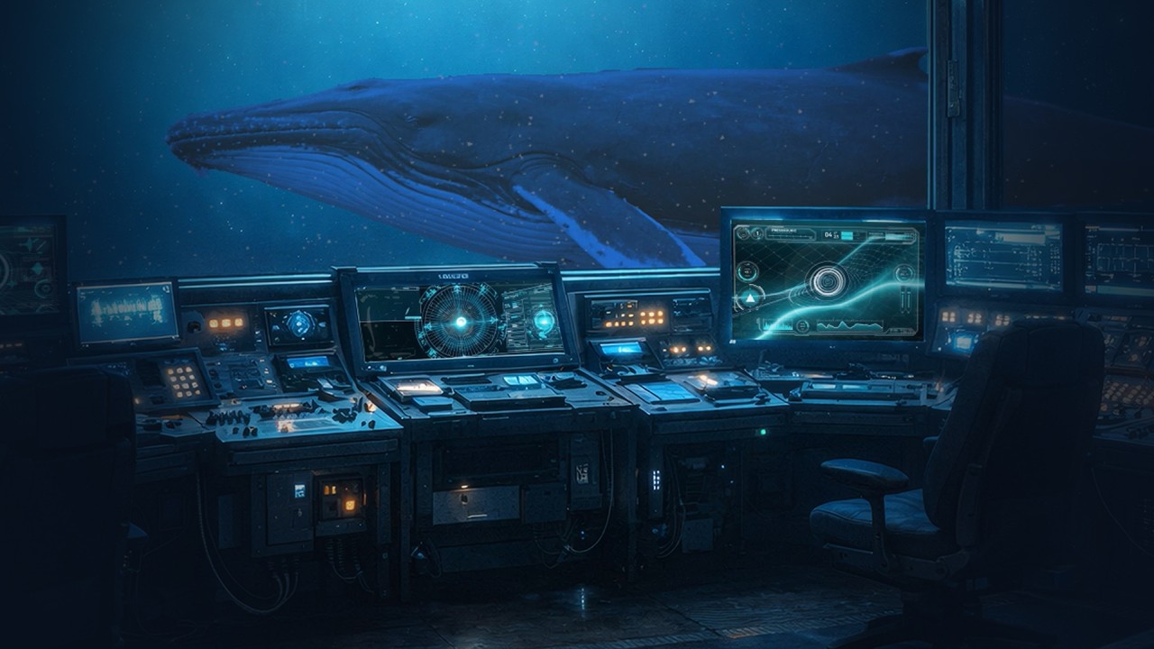 Calm Deep Sea Station | Underwater Control Room Ambience