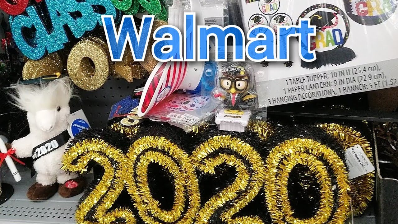Walmart Graduation gifts and party supplies 2020 /  #WALMART