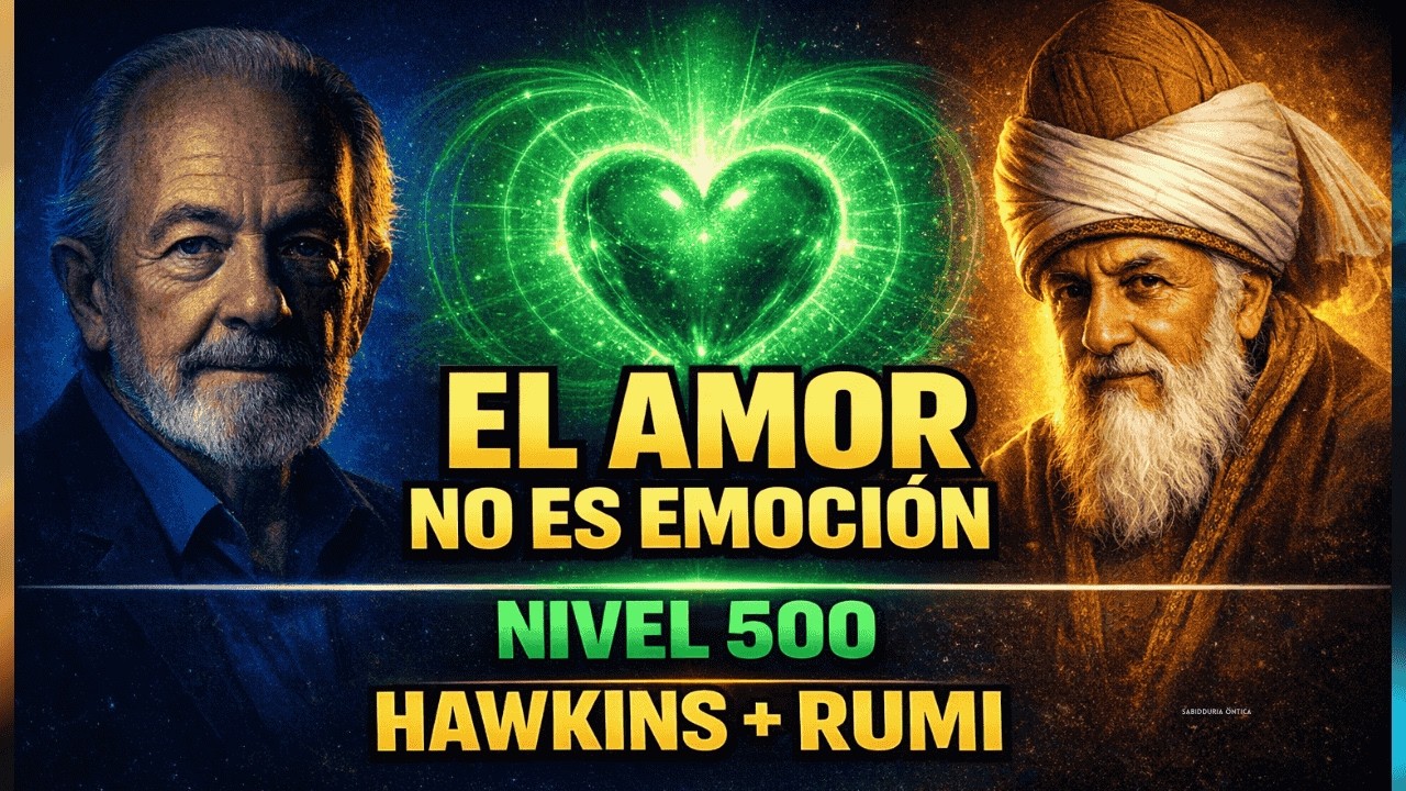 MÉTODO DEFINITIVO: Hawkins y Rumi — Nivel 500 del Amor