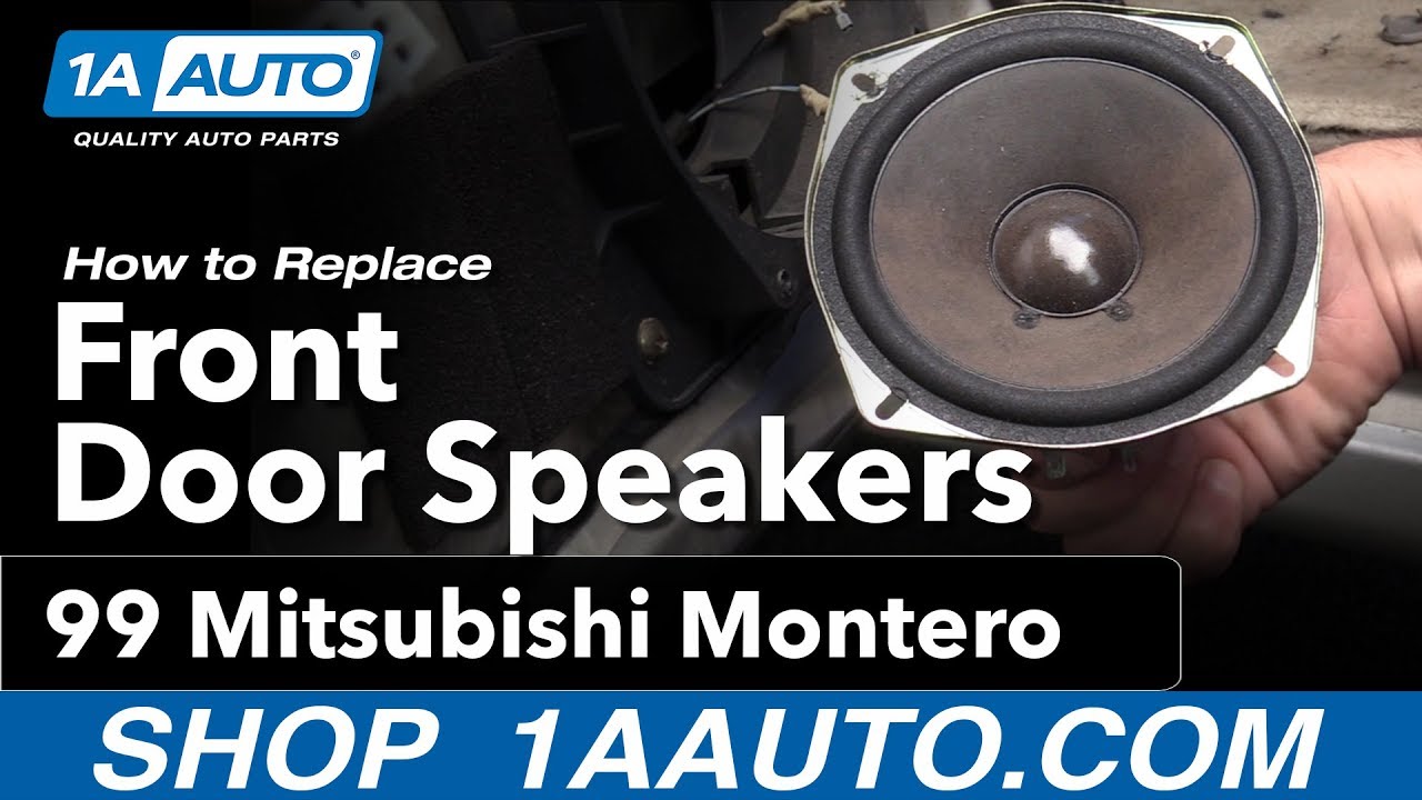How to Replace Front Door Speakers 92-99 Mitsubishi Montero