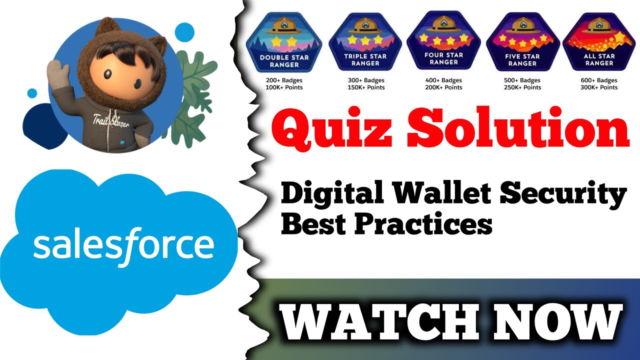 Digital Wallet Security Best Practices | Salesforce Trailhead | Quiz Solution