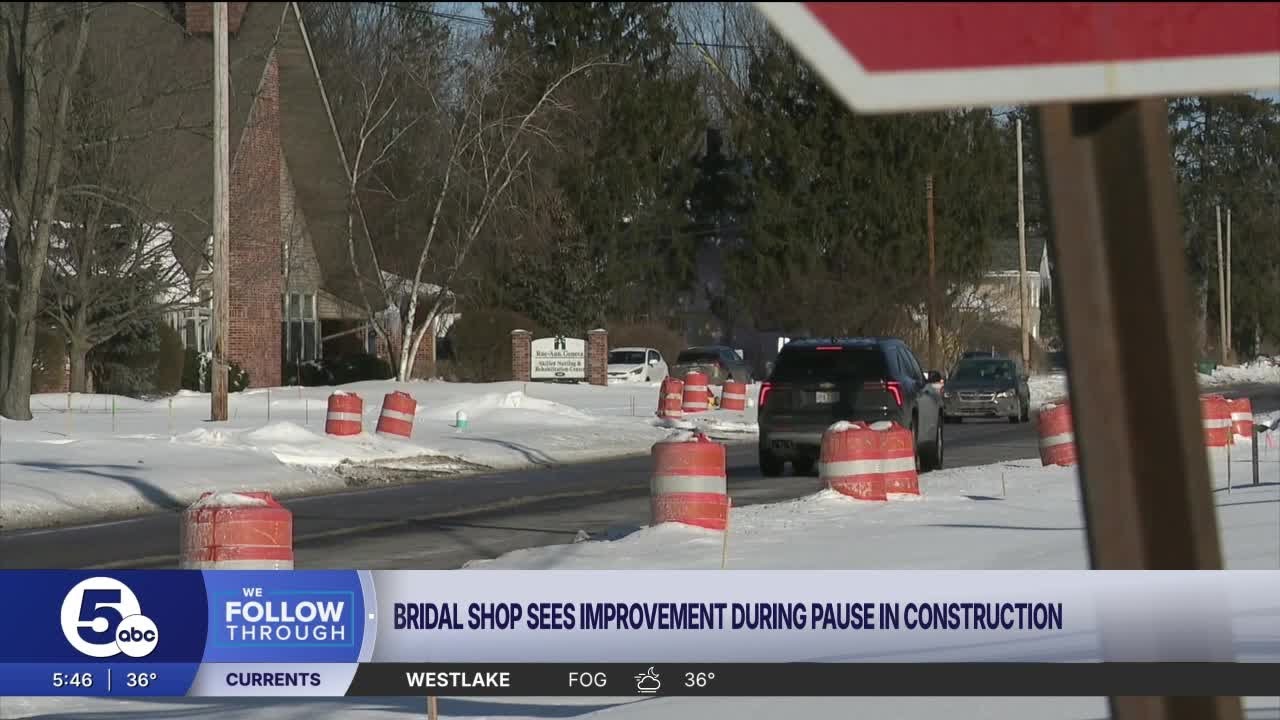 Geneva bridal shop sees improvement during pause in U.S. 20 construction