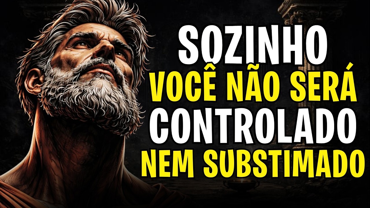 APRENDER A FICAR SÓ É O PREÇO DE NUNCA MAIS SER CONTROLADO, IGNORADO OU SUBESTIMADO