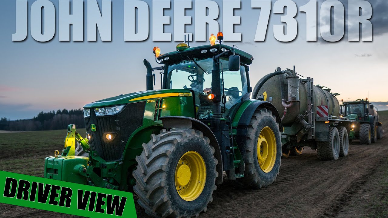 John Deere 7310R E23 | GoPro/driver view