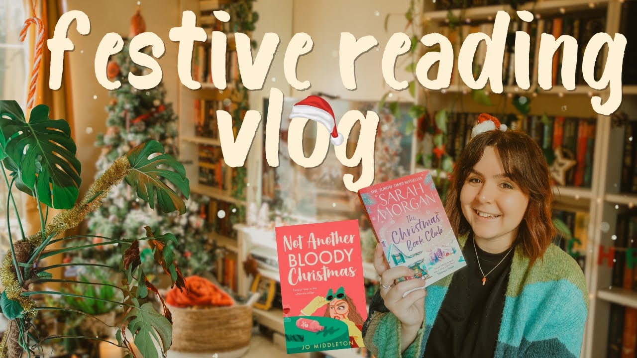 Праздничный видеоблог о чтении 🎄 Рождественские книги, выпечка и украшение ёлки