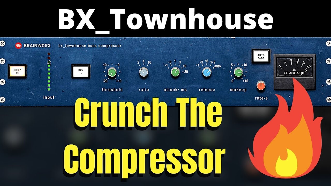 BX Townhouse Buss Compressor by Brainworx | Plugin Alliance VST | Crunch The Compressor