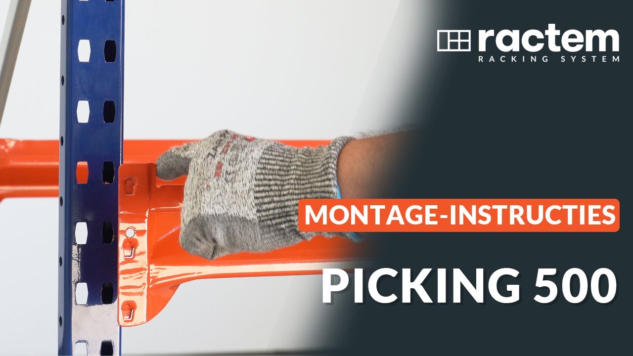 Montage-instructies Picking 500 stelling
