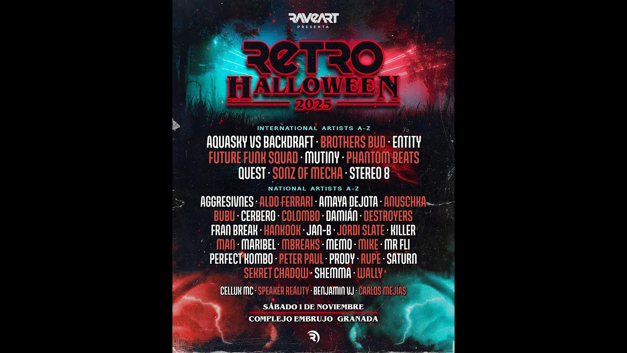 FRAN BREAK RETRO HALLOWEEN 2025 RAVEART