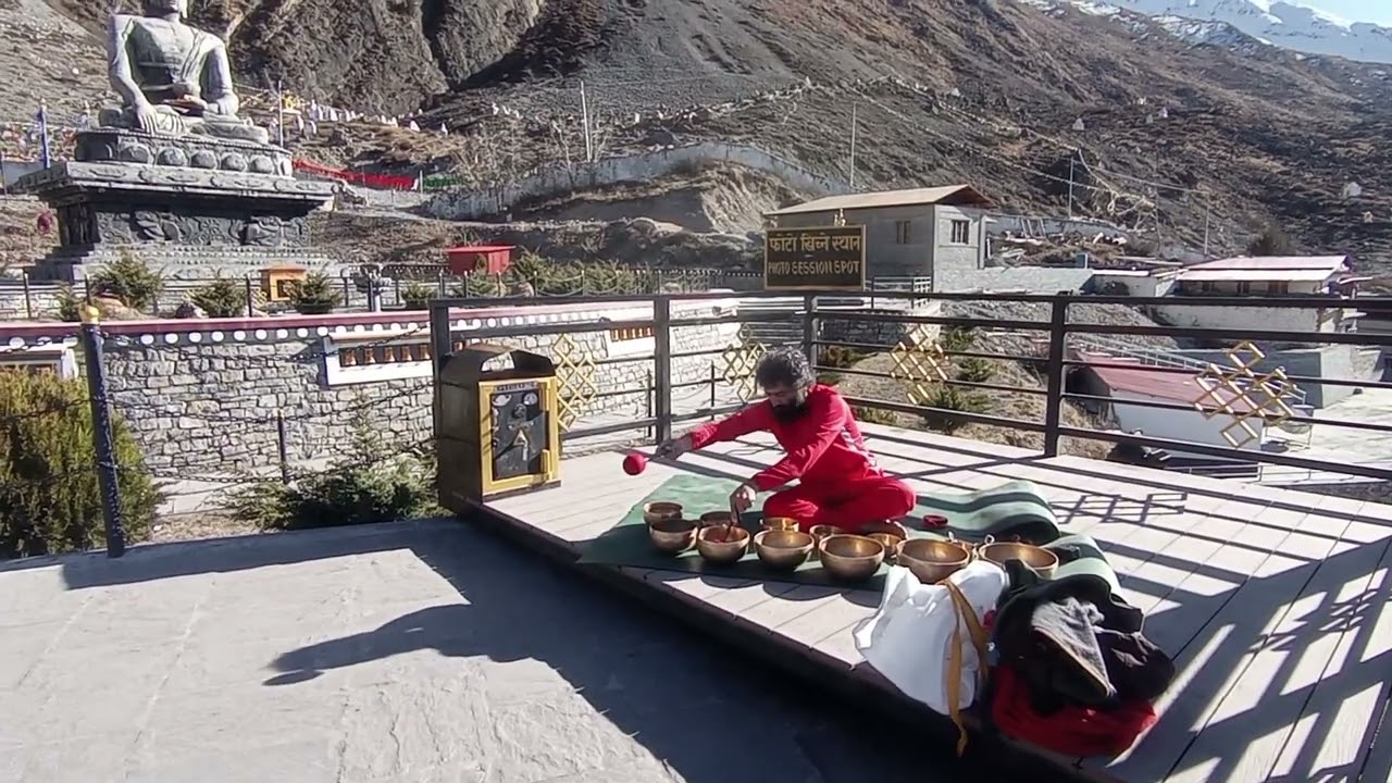 Hathayog in nepal #muktinatha himalayanyogi #