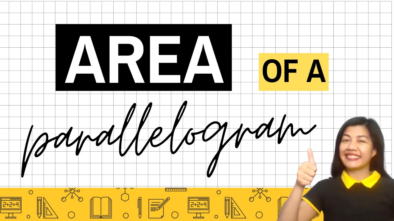Area of a Parallelogram VERY EASY Tagalog Math Tutorial | MykeneTV Academy