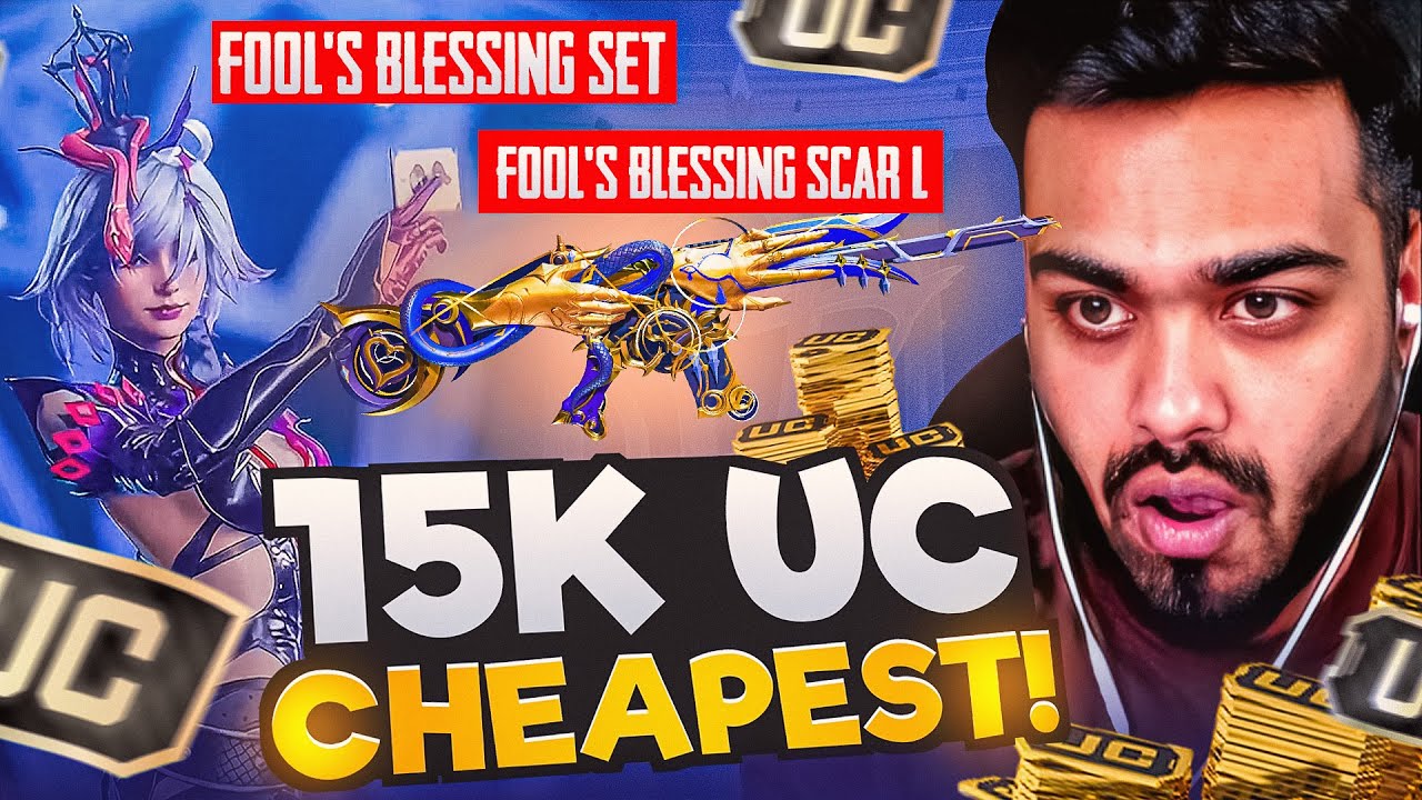 WORLDS CHEAPEST 15000 UC FOOL SET & SCAR-L MAXING BGMI CRATE OPENING 🔥😲
