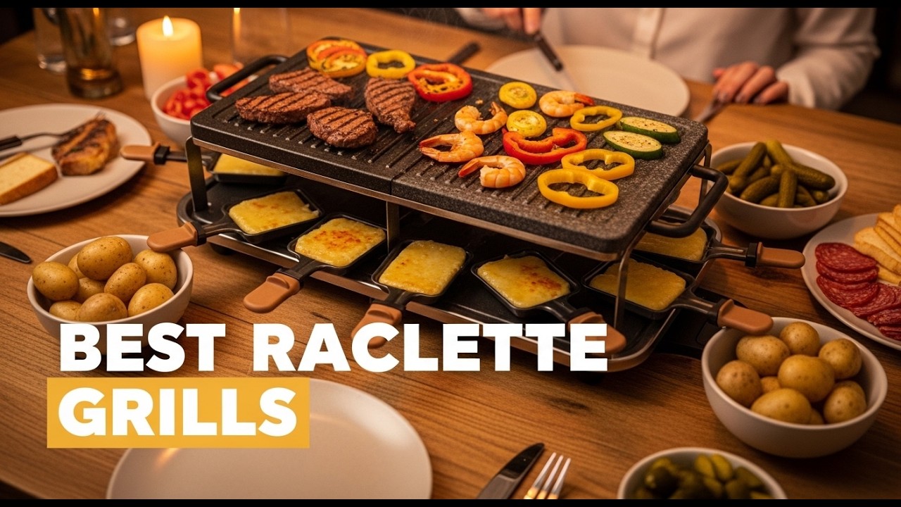 TOP 5 Best Raclette Grills 2026 | Perfect for Family Dinner Nights! 🧠🧀