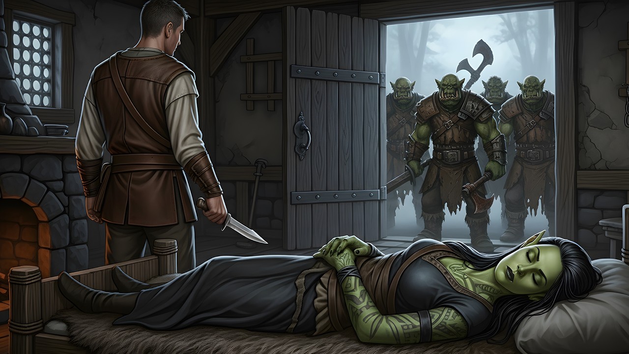 The Man Knew They Would Come for Her — But He Still Saved the Orc Girl